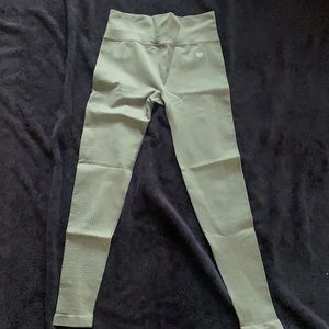 Olive green forever 21 seamless leggings.
